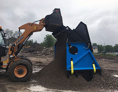 Proscreen SLG-78VF on worksite