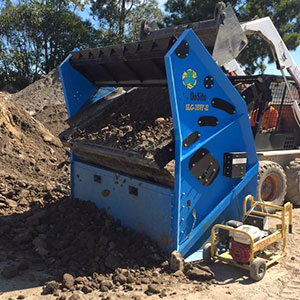 Material being screened